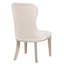 Fauteuil d'appoint classique classique de 2 personnes, revêtement en feutre, structure en bois gris rembourré de mousse, parfait pour le salon, cadre élégant de 21,5 po de largeur de siège gris, rembourré et dossier, espace de salle à manger idéal,