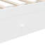 Lit de jour à baldaquin simple avec lit gigogne, structure en bois, design épuré et rangement compact pour les chambres modernes (sans matelas)