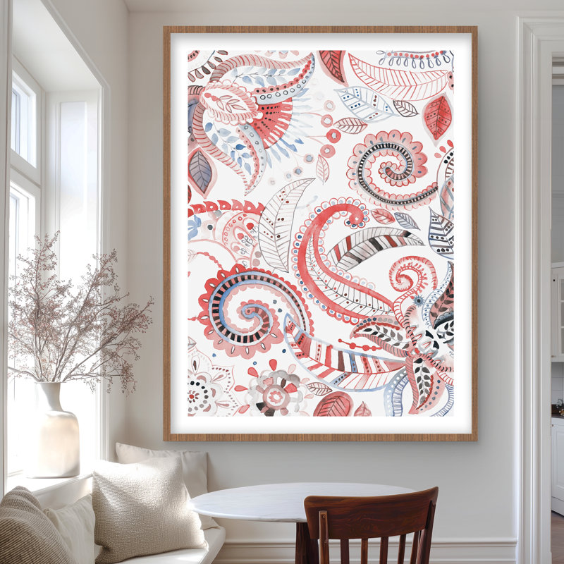 Imprimé mat à motif cachemire | Décoration intérieure