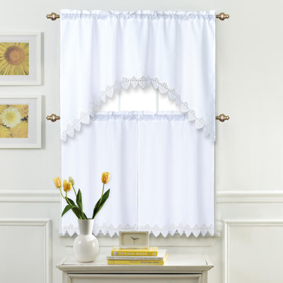 Suzana Swag Kitchen Curtain