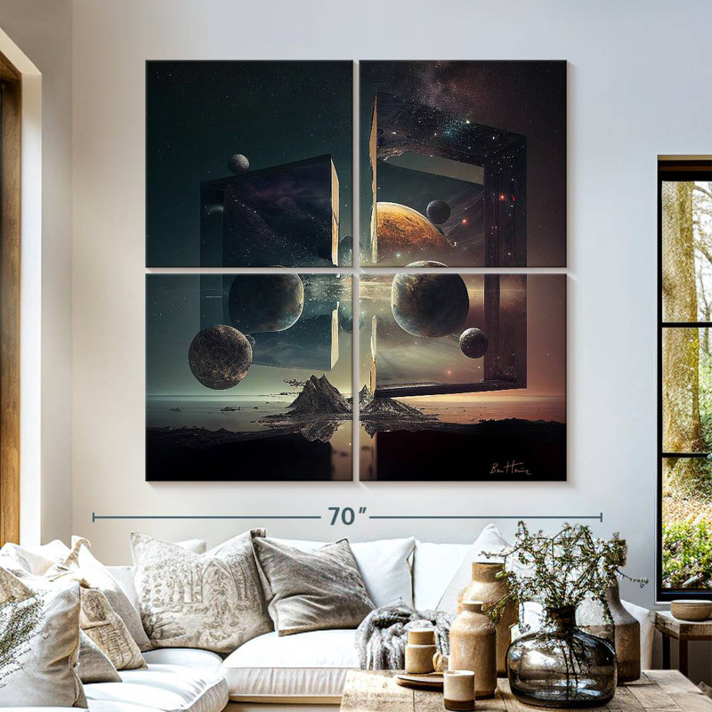 Kelan Multiverses, 57" H x 57" W