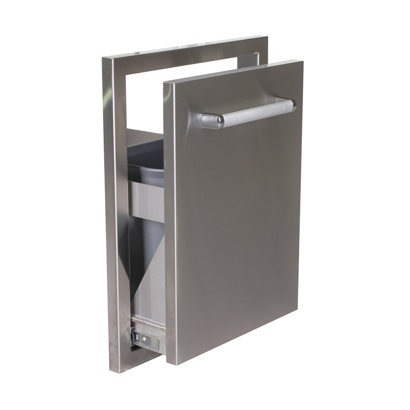 16.5'' Stainless Steel Grade 304 Stainless Steel Drop-In Garbage Storage