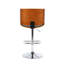 Tabouret de bar pivotant à hauteur réglable