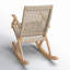 Chaise berçante en bois massif Brayson-1362400733