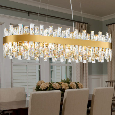 Light Dimmable Modern Crystal Chandelier