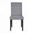 5Pc Dining Set Black Finish Dining Table