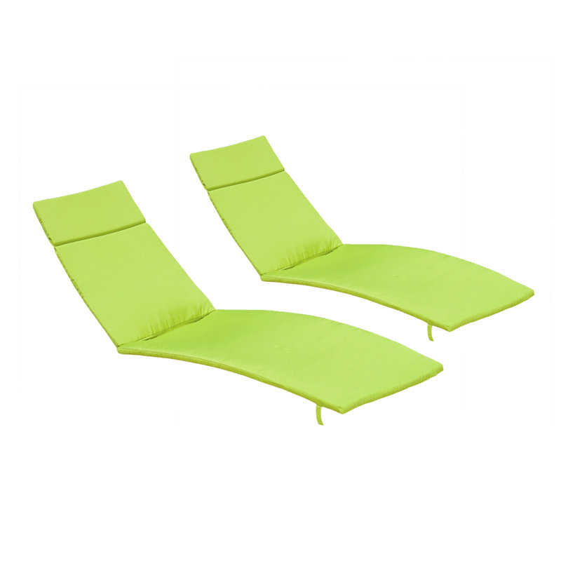 Roylee Down Outdoor Seat/Back Cushion (Only Cushion), Green