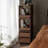 Nut-Brown Modern Solid wood Standard Bookcase