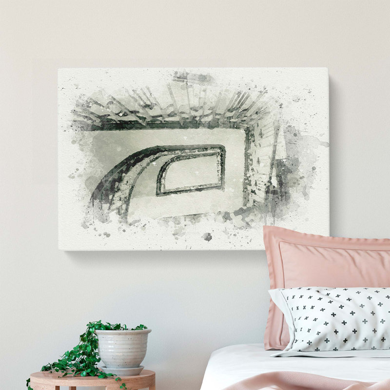 Rectangular Staircase In Abstract - Wrapped Canvas, 40cm H x 60cm W x 3cm D