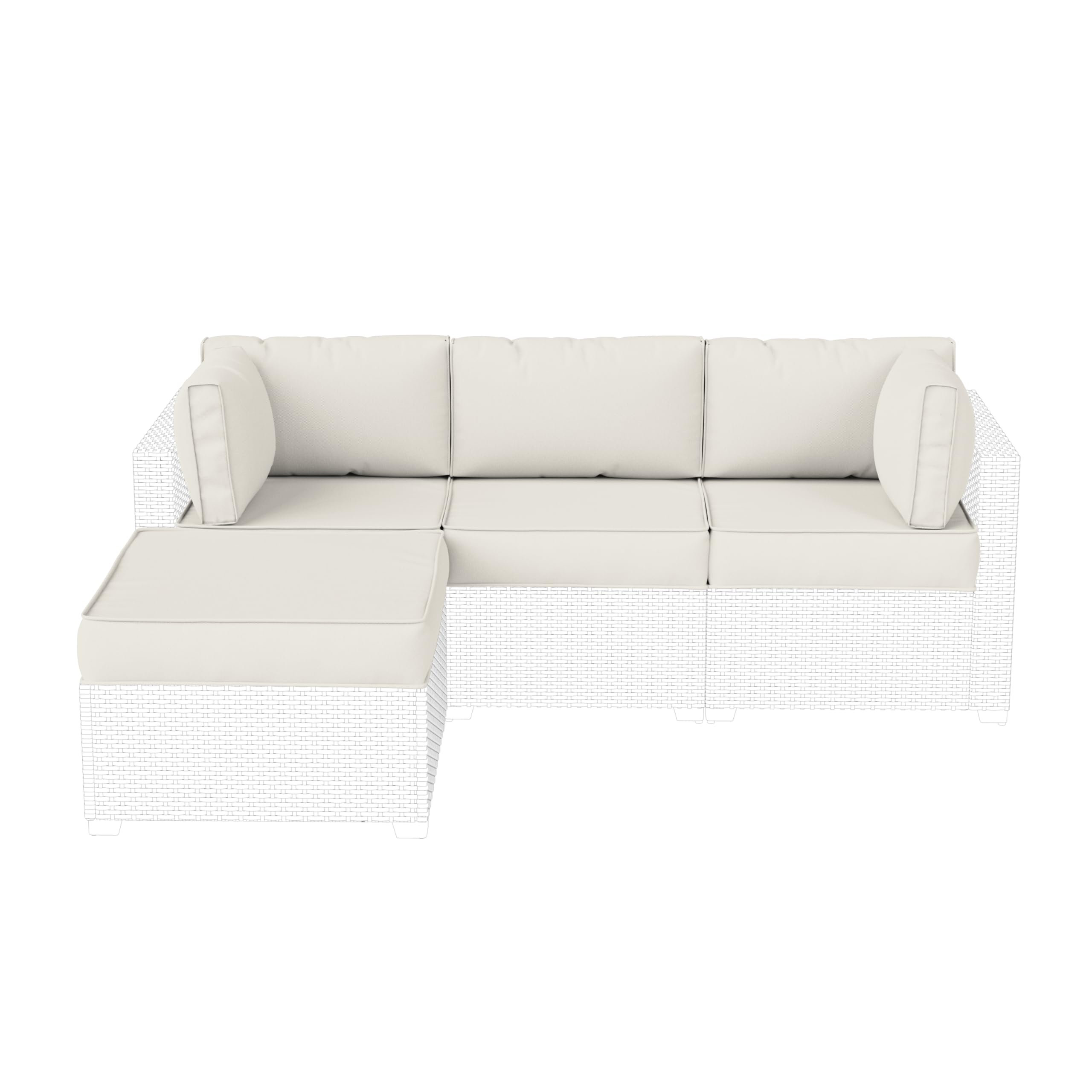 Hokku Designs 9Piece Outdoor Replacement Cushion Set Seat/Back Cushion