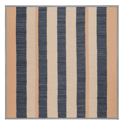 Machine Washable Checkered Grey Area Rug