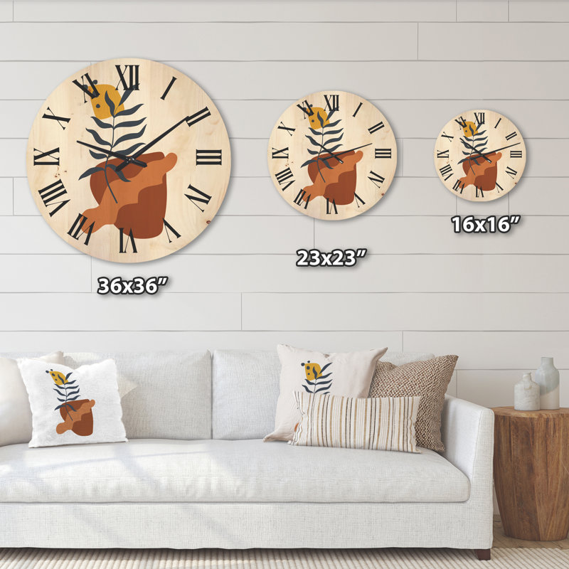 Horloge murale élémentaire, Très grand