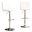 Tabouret de bar pivotant réglable en similicuir, ensemble de 2-51775730