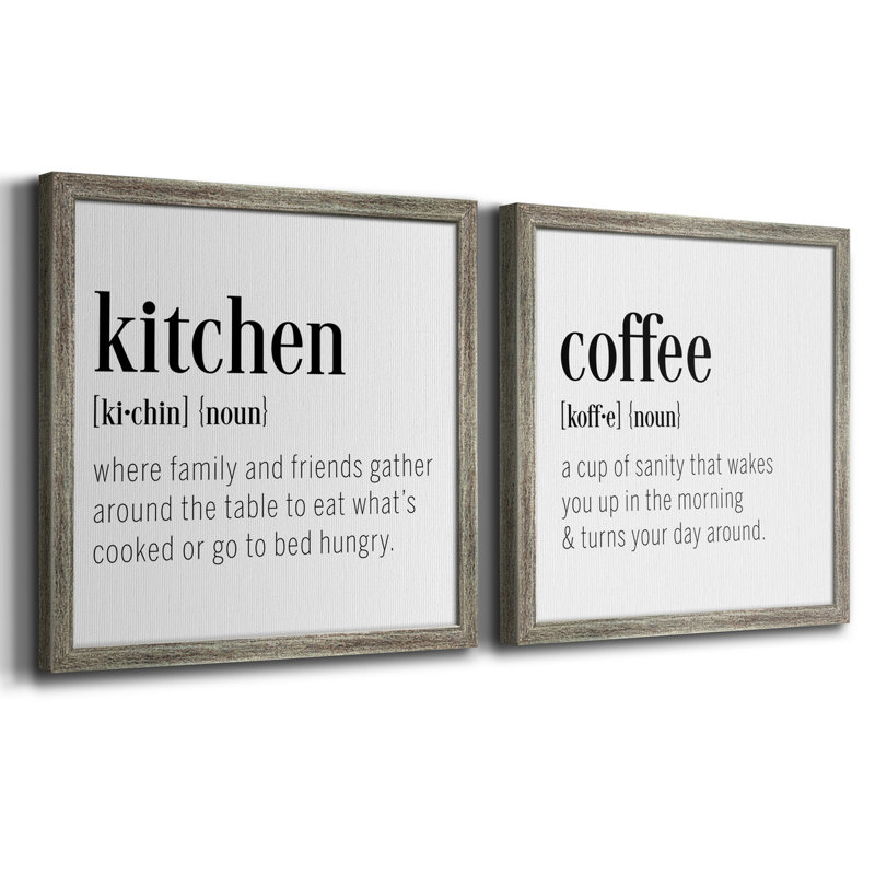 " Kitchen Definition " 4 - Pieces