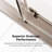 56-60 In W X 74 In H Shower Door, Frameless Single Sliding With Soft-Close 5/16 In Tempered Glass Door Smooth Rollers Stainless Steel Hardware Modern Bathroom Enclosure For Spacious Shower Experience-113647291
