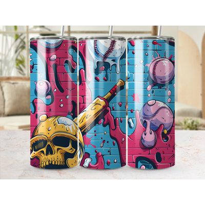Choose Handmade Tumblers 591 mL Vacuum Insulated Stainless Steel (18/8) Travel Tumbler with Straw