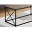 Table basse contemporaine Contemporary avec structure en métal noir-810053565