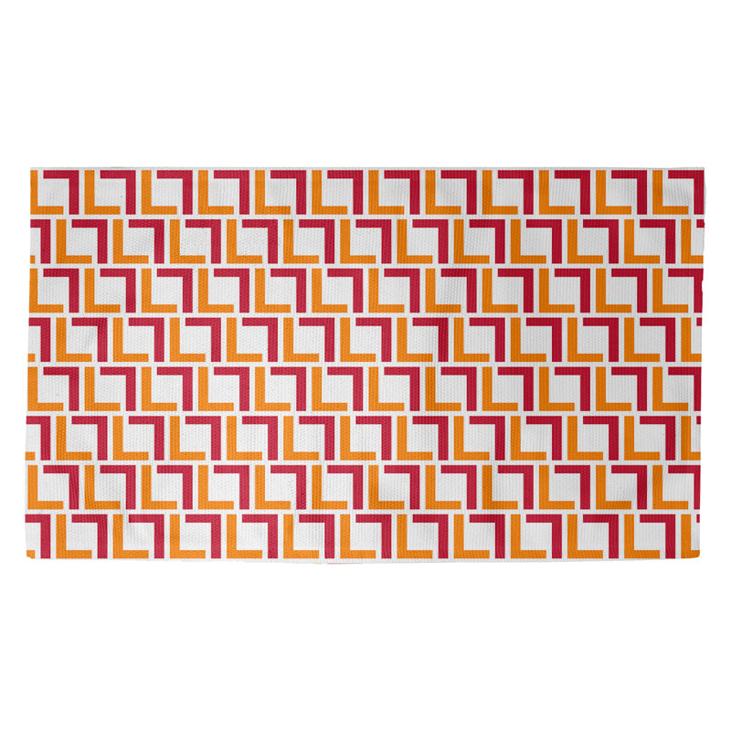 Geometric Indoor Rug, Rectangle 3' x 5'