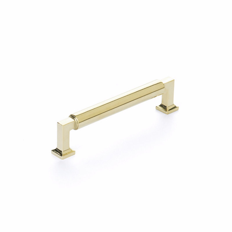 Haniburton Appliance Pull, Satin Brass, 5"