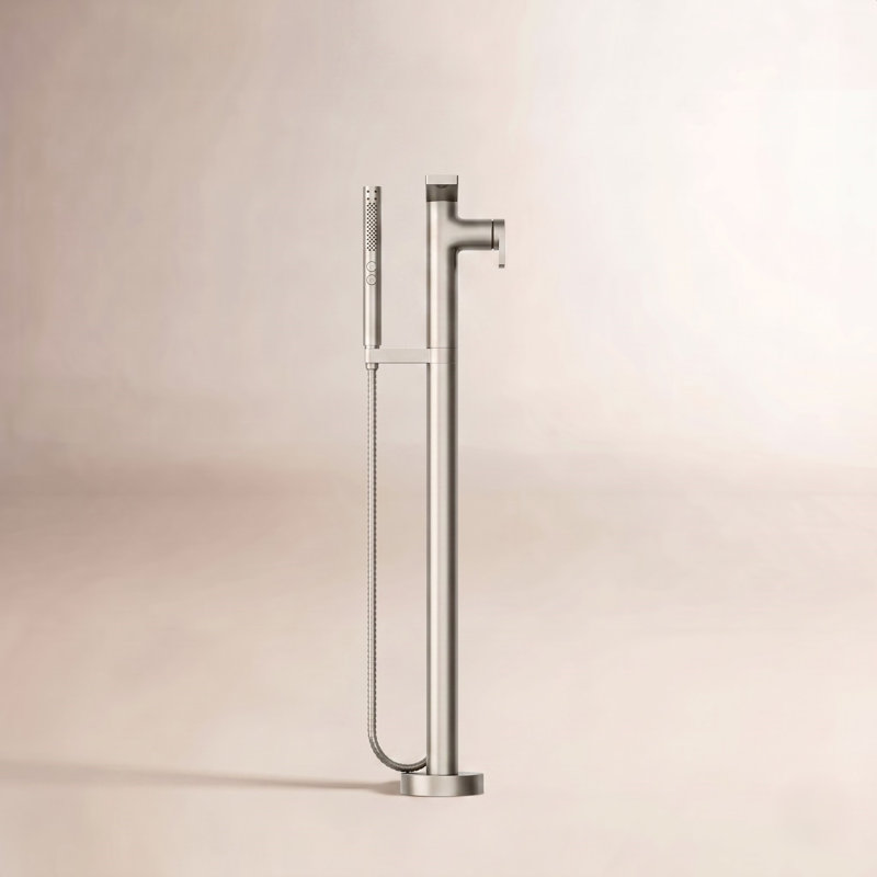 Composed Freestanding Bath Faucet, Vibrant Brushed Nickel