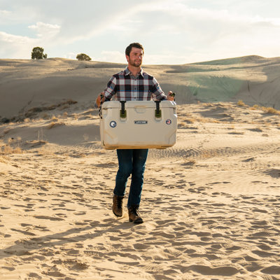 Lifetime 65 Quarts Ice Chest in Brown