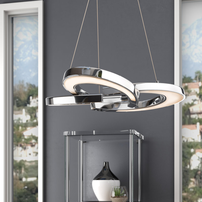 Destiny 4 - Light Dimmable LED Geometric Chandelier