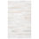 Abstract Hand Woven Leather/Felted Cloth Abstract Rug in Ivory/Light Gray