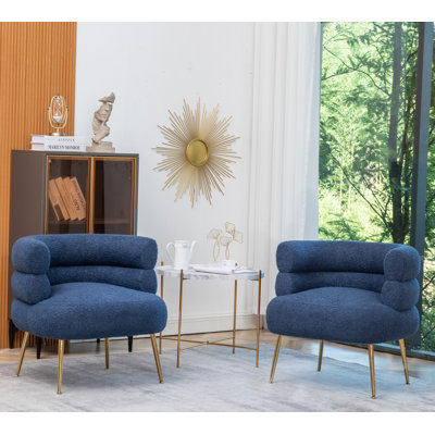 Demetrius Upholstered Barrel Chair