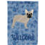 Caniche en polyester à 2 côtés 40 x 28 po standard welcome drapeau maison-957492980