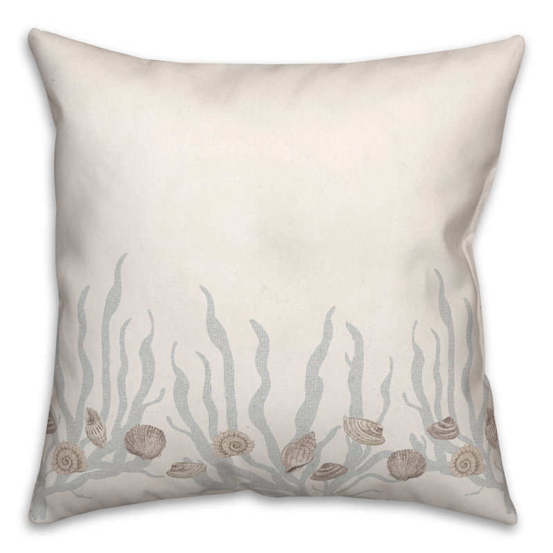 Coussin décoratif en polyester / mélange de polyester, Rosé / bleu / blanc