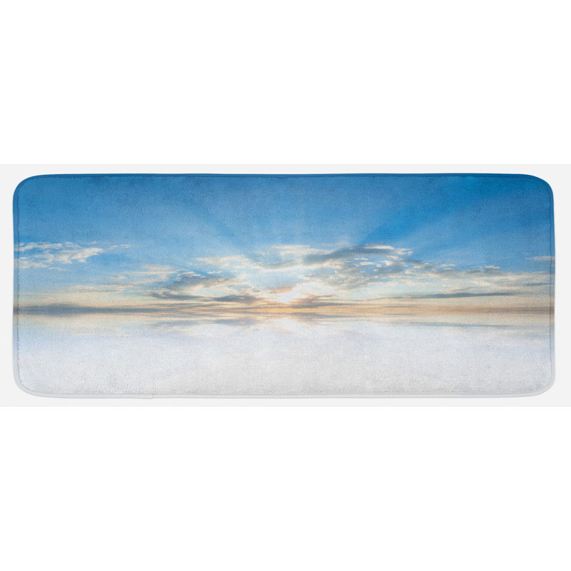 Tapis de cuisine clouds
