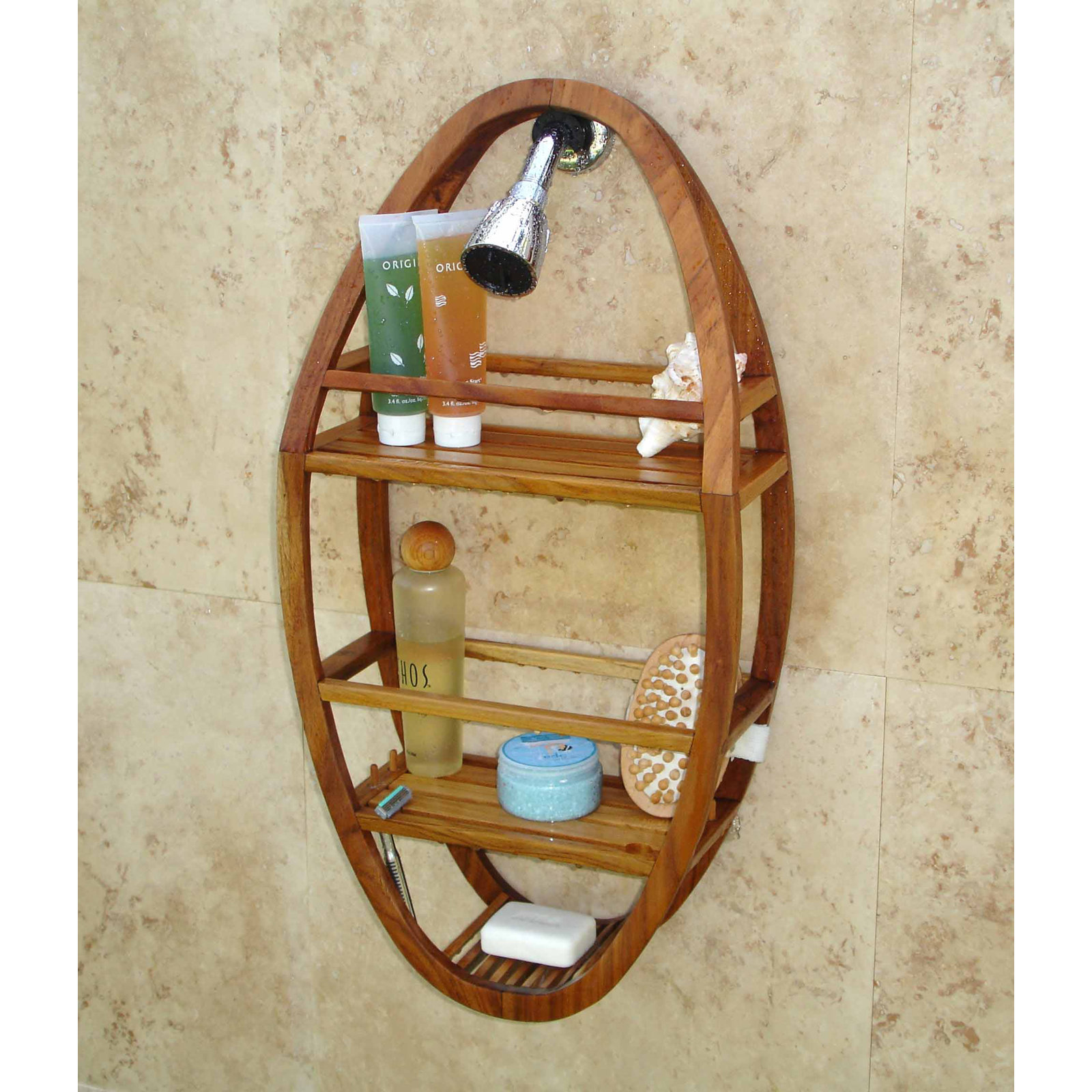 Spa Teak Shower Caddy - Thumbnail 2