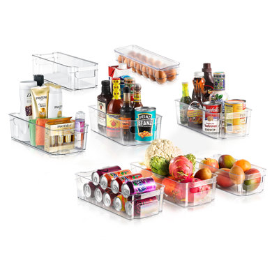 Plastic Food Storage Container - Set of Containers and Lids