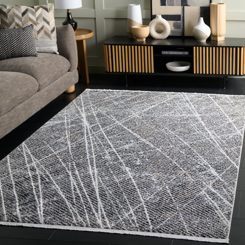 Mila 236 Performance Abstract Rug, Rectangle 5'3" x 7'6"