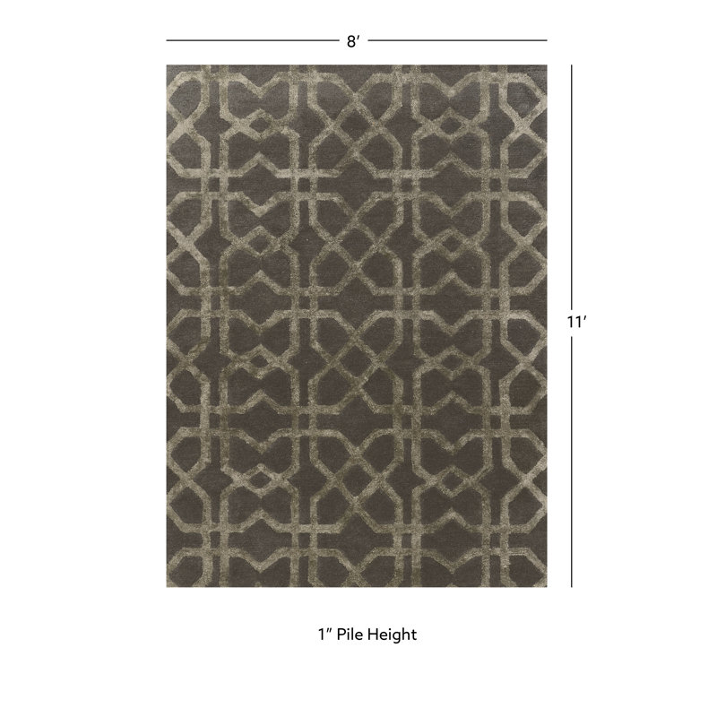 Andric Wool Indoor Rug, Rectangle 8' x 11'