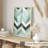 Abstract Chevron Pattern III Retro Unframed Art Print