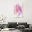 Pink Topaz Gradient Canvas Abstract Print by Oliver Gal, Black Frame, 10 x 15-64397218-203431283