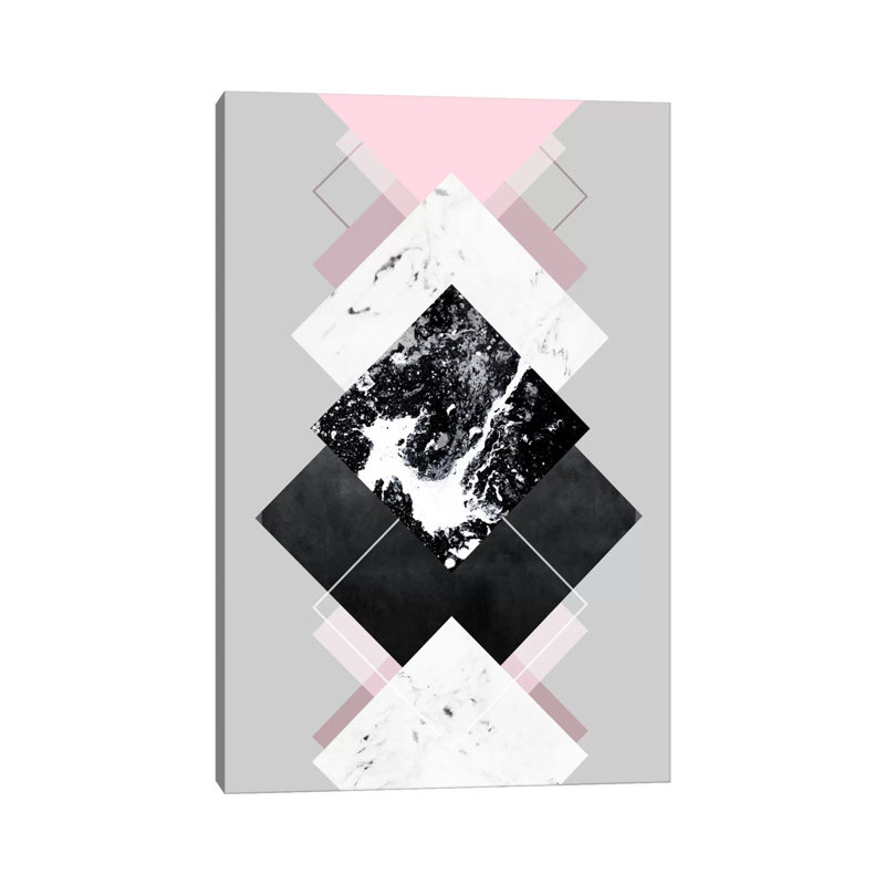 Geometric Textures VII by Mareike Böhmer - Wrapped Canvas Print