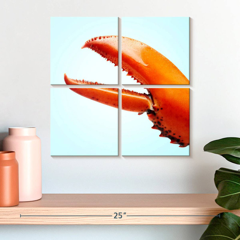 Griffe de homard rouge Brampt, H 18 po x l 18 po