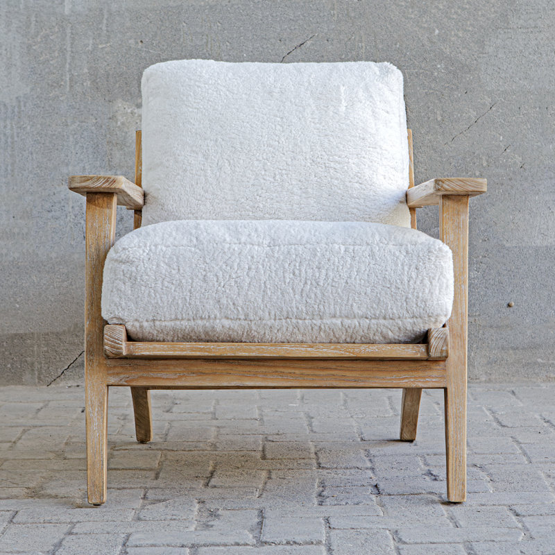 Laid Back Sheepskin Accent Chair