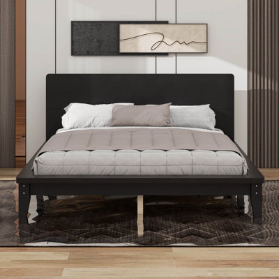 Platform Bed Frame With Headboard