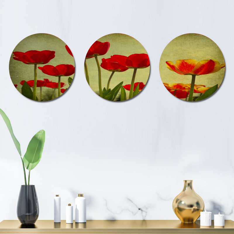 Ensemble de 3 décorations murales