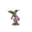 STATUE COLIBRI SUR FOXGLOVE