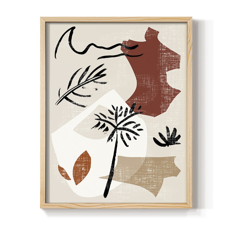 «Soft Palms V», Naturel, H 21 po x l 17 po