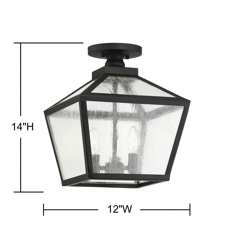 Ricardo Empire Outdoor Semi Flush Mount