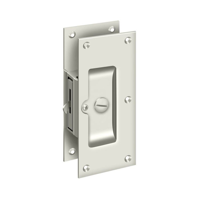 Pocket Door Hardware, Polished Nickel