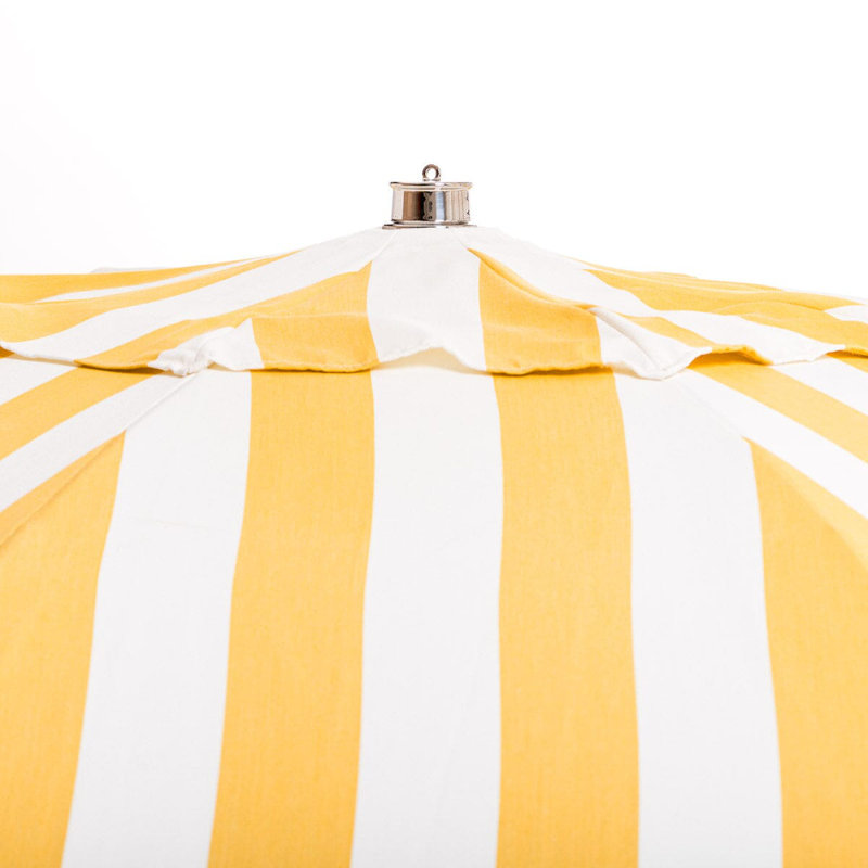 Patio 90'' W Umbrella, Yellow/White