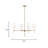 Agathon 4-Light Dimmable Chandelier with Fabric Shades-1814080529-1814080534-1814080533