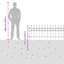 Powder-Coated Steel Fence Panels Included-124587410