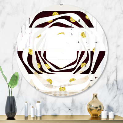 Miroir mural Whirl Polka Dot